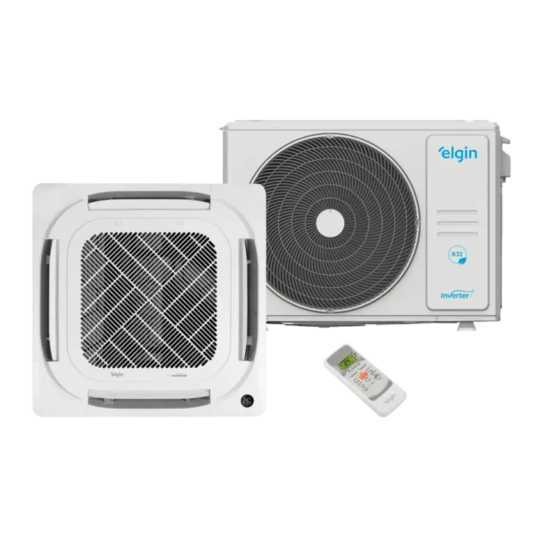 Ar Condicionado Cassete Elgin Inverter Eco 36000 Btus Frio 220v R-32